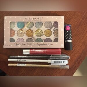 Women’s Beauty Bundle- Miss Rose, Hard Candy Eye and Lip Assortment